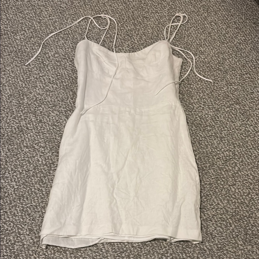 Amanda Uprichard Ivory Strappy Dress